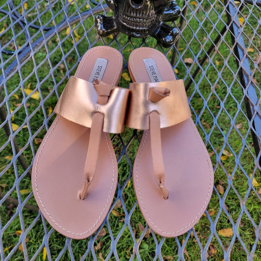Steve Madden Rose Gold Olivia Sandals